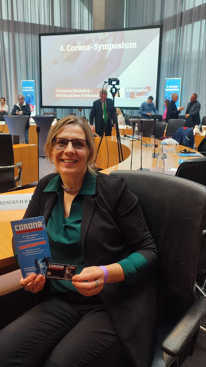 4. Corona-Symposium der AfD im Deutschen Bundestag - Bericht und Bilder Claudia auf dem 4. Corona-Symposium