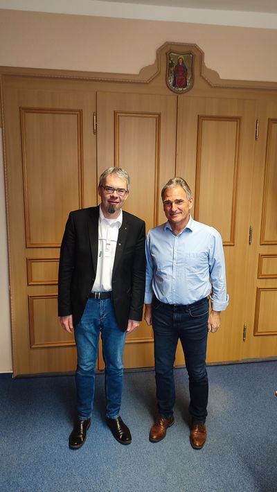 Treffen mit Bürgermeister Hentschel, Frauenstein, Frühjahr 2025
