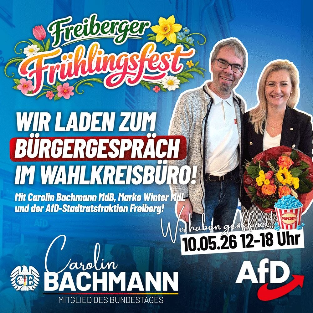 10. Mai 2026 - Wir öffnen zum Frühlingsfest in Freiberg