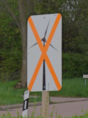 Hinweisschilder des Widerstands