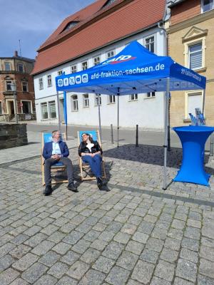Mittagspause in Siebenlehn ..